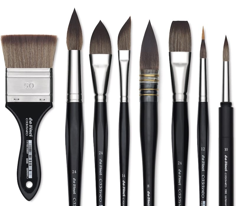 Da Vinci Maestro Series Watercolor Brushes