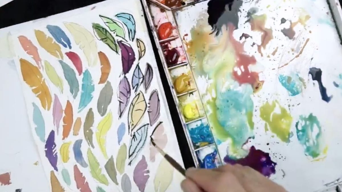Watercolor Supplies I Actually Use