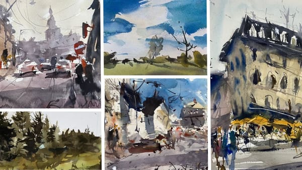 25 Watercolor Landscapes to Paint for All Levels