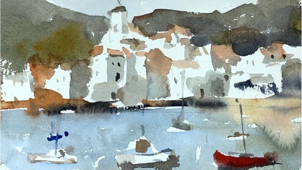 Beginner Watercolor Landscape Tutorial