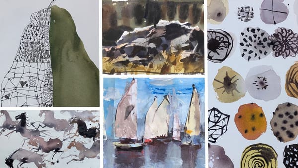 60 Easy Watercolor Painting Ideas of All Levels