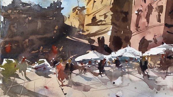 Beginner Watercolor Landscape Tutorial