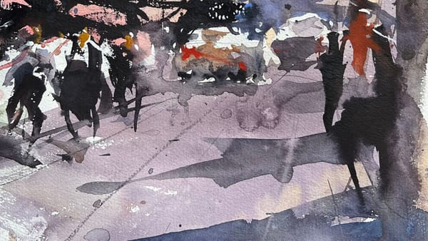 How To Paint Loose Watercolor Landscapes Tutorial