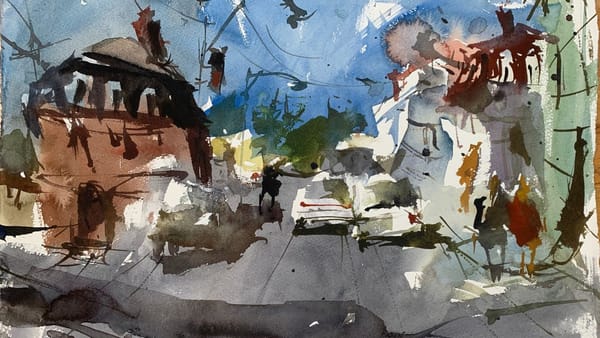 How-to-Paint-an-Abstract-Watercolor-Urban-Landscape-Feature-image