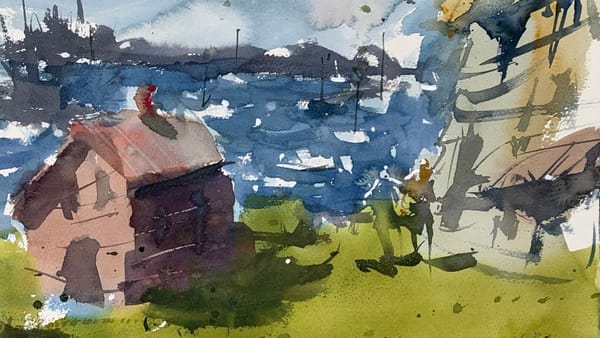Beginner's Guide to Painting Watercolor Landscapes example