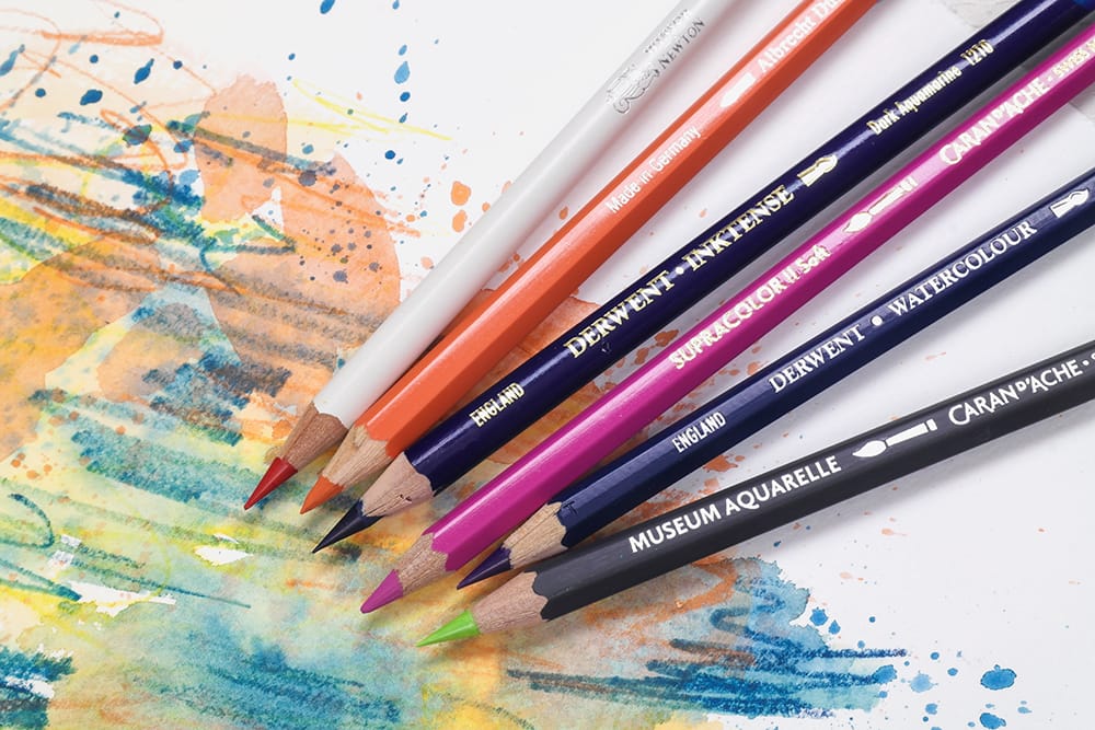 How to use watercolor pencils