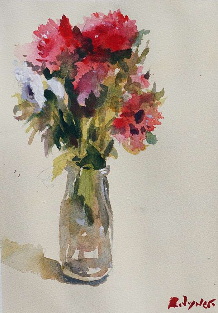 How to Paint Loose Watercolor Flowers Tutorial