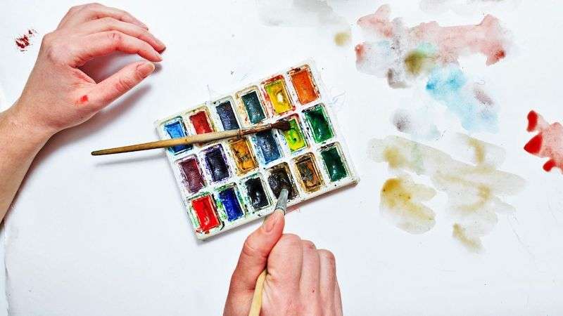 Materials needed for watercolor landscape painting