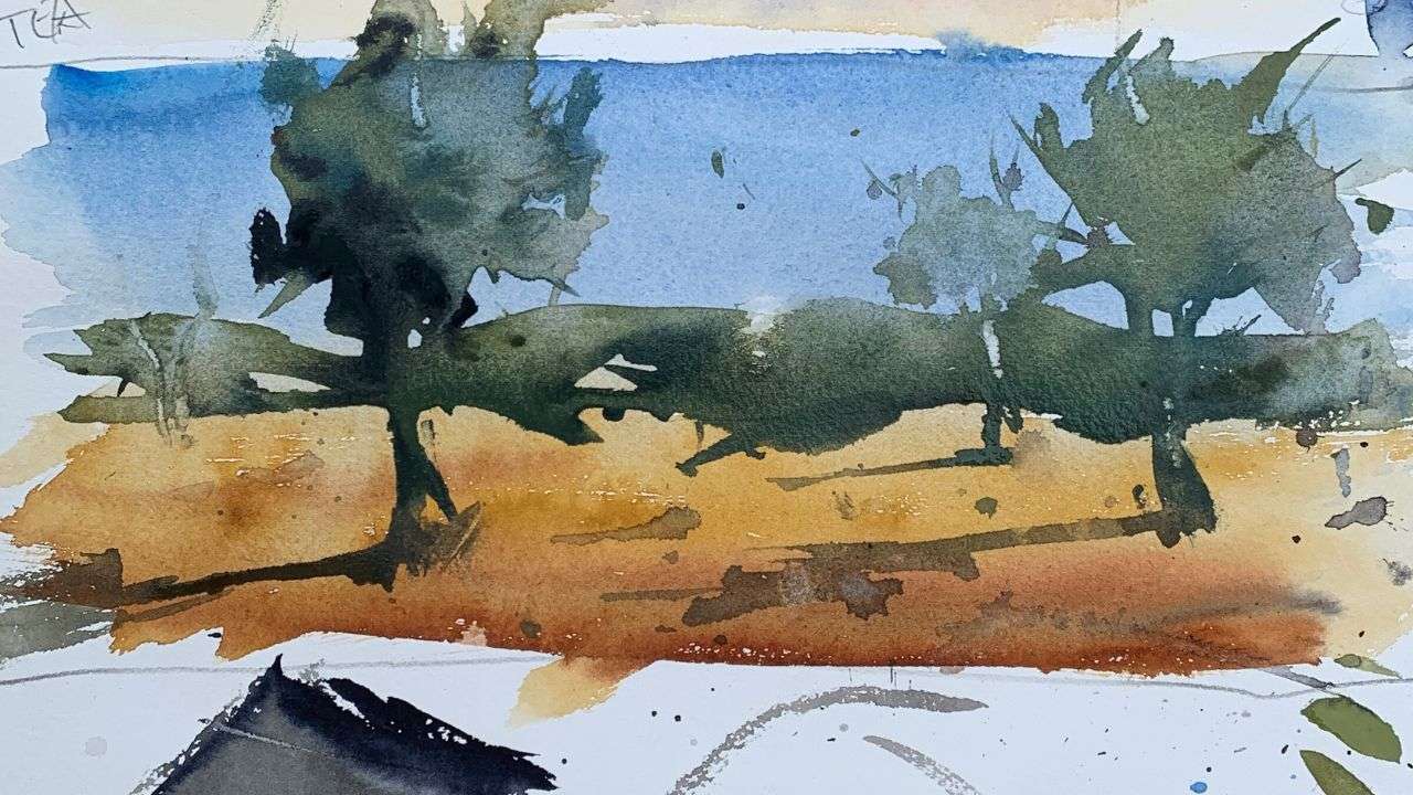 Blending Watercolor Wash Techniques