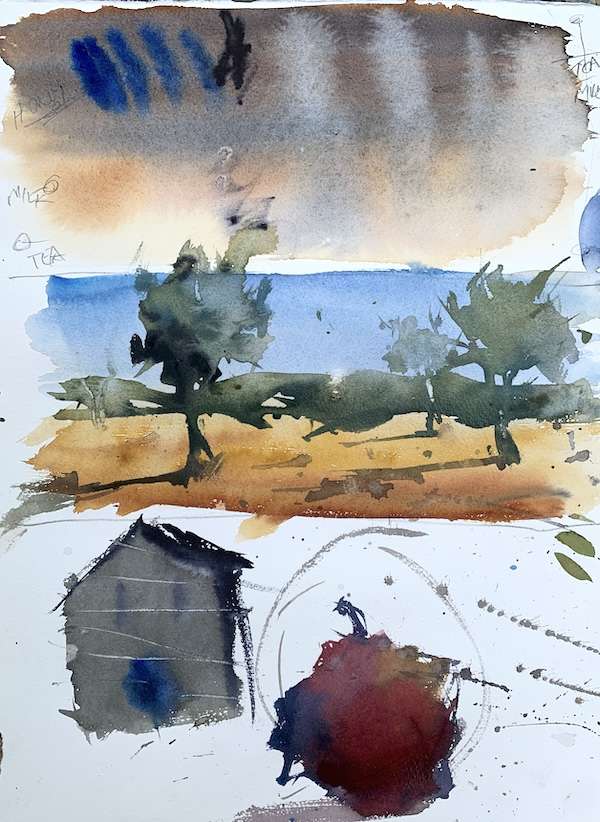 Blending Various Watercolor Wash Techniques